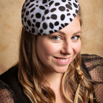 Chapeau Béret Chic en imprimé Dalmatien