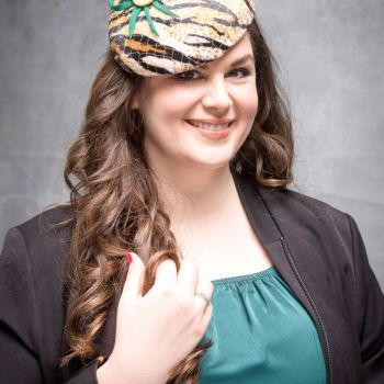Chapeau Béret Chic en imprimé Tigre