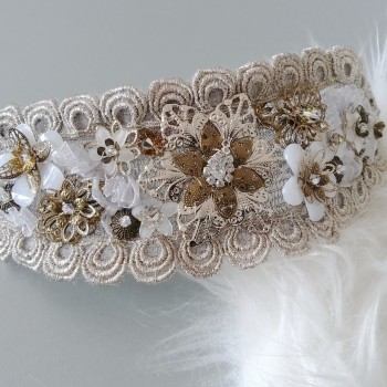 Bijoux de tête mariage Hats Argente Aplications Metals