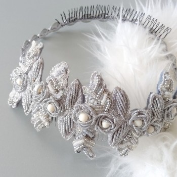 Bijoux de tête mariage Hats couronne argente