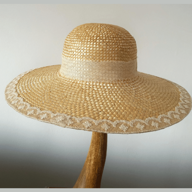 Chapeaux paille été SYLVIA MARTINEZ COUTURE HATS