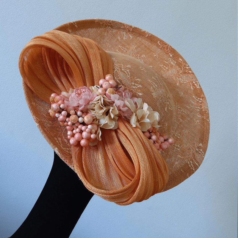 Coiffe Chapeau Cocktail SYLVIA MARTINEZ COUTURE HATS