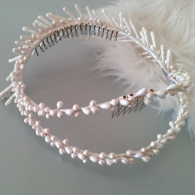 Bijoux de tête Mariage - Couronne pistils