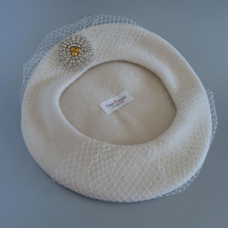 Émilie en Blanc cassé - Chapeau Casual – Image 6