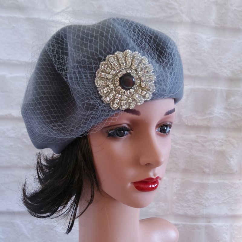 Émilie en Gris souris - Chapeau Casual – Image 4